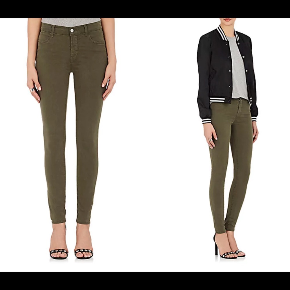 J Brand luxe sateen skinny jeans